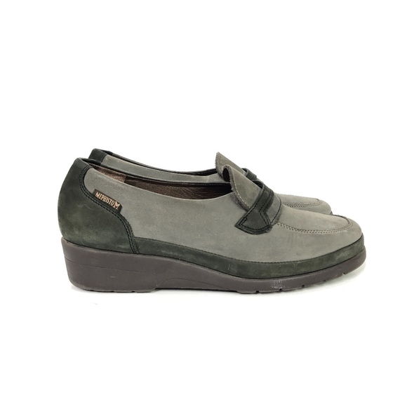 Mephisto Grey Green GWENN Loafer - Picture 1 of 8
